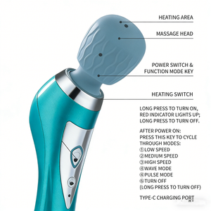 เครื่องสั่นวิเศษความถี่สูงไม้นวดผ่อนคลายร่างกายดูแลกล้ามเนื้อส่วนตัวของขวัญเวลาเดินทาง - Product Image 2