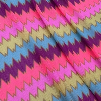 Tissu jacquard tricoté de luxe, coloré, en fil lurex teint, à rayures, pour robes, bikinis et maillots de bain pour femmes