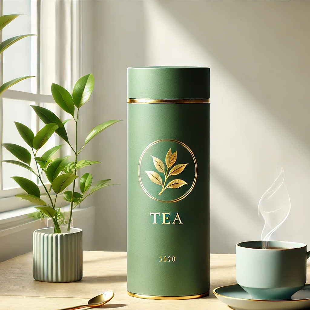 Customize Ecommerce Cardboard Biodegradable Tea Coffee Cylinder Packaging Personalized Boite Carton Matcha Tea paper tube Boxes
