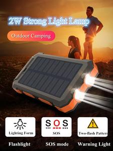 Wasserdichtes 10000mAh,20000mAh IP67 Mobile Power Bank <span class=keywords><strong>Solar</strong></span> ladegerät mit Kompass und LED-Licht, Shell <span class=keywords><strong>Case</strong></span> und PCB ohne Batterie