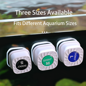 Pembersih Kaca Akuarium Magnetik Mini Sikat Pembersih Alga Dua Sisi untuk Tangki Ikan - Product Image 5