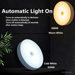 Moderne Smart-Stick LED-Nachtlichter mit Infrarot-Erkennung und Bewegungsmelder, Batteriebetriebene Sensorleuchten für Treppenstufen - Product Image 3