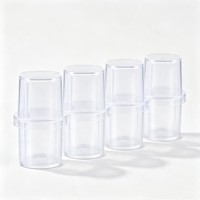 En stock – Boîtes personnalisées en plastique transparent pour flacons de 3 ml, 13 ml, 3-10 ml, 2 x 10 ml – Étui de rangement de voyage pour flacons Cillin – Supports pour flacons en matériaux recyclés