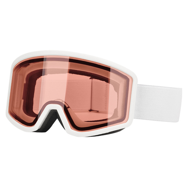 Large Lens Anti-Fog Ski Goggle Double Layer Lens UV Shield Three Layer Sponge Windproof Outdoor Snow Sports Glasses
