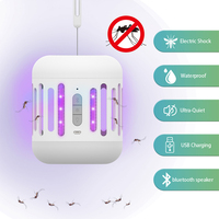 Uniek Ontwerp Elektrisch Licht Fotokatalysator Oplaadbare Muggenspray Trap Mini Batterij Aangedreven Lampen Solid State
