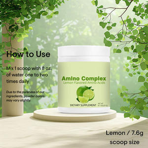 OEM Wholesale Custom Amino Complex <b>BCAA</b> <b>Powder</b> Muscle Strengthen Enhance Energy Lemon Flavor Herbal Supplement Adult Natural - Product Image 3