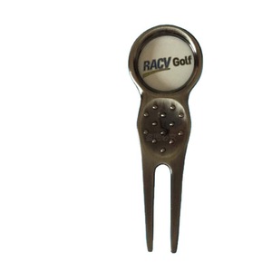 Fourches de golf en métal, alliage de zinc, bronze antique, pour réparation du gazon, durables, équipement de golf - Product Image 5