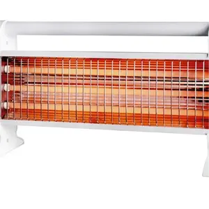 Customized Indoor Safe Freestanding High Temperature Red 1200w Electric Quartz Heater