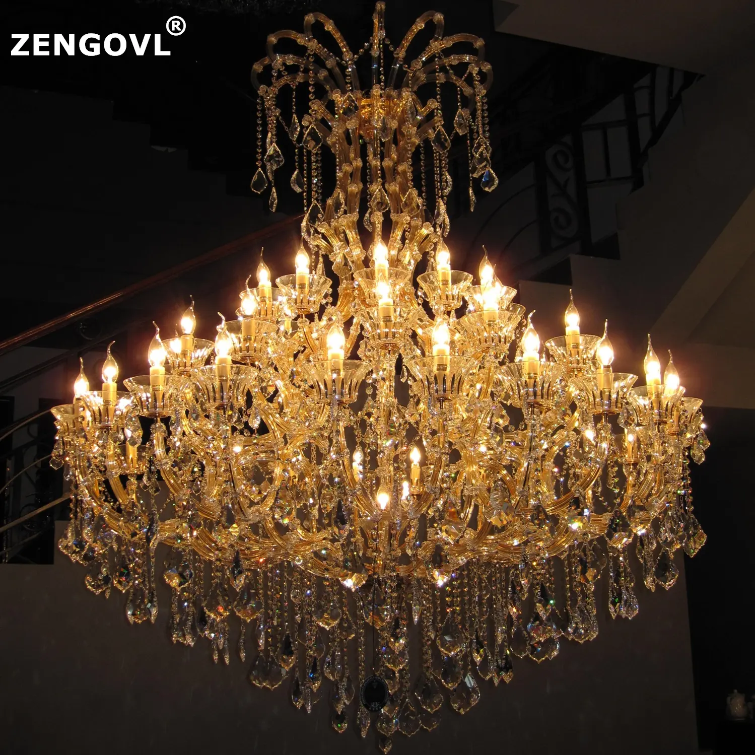 Maria Theresa Crystal Chandelier Luxury Cristal Pendant Lighting for Hotel Decoration