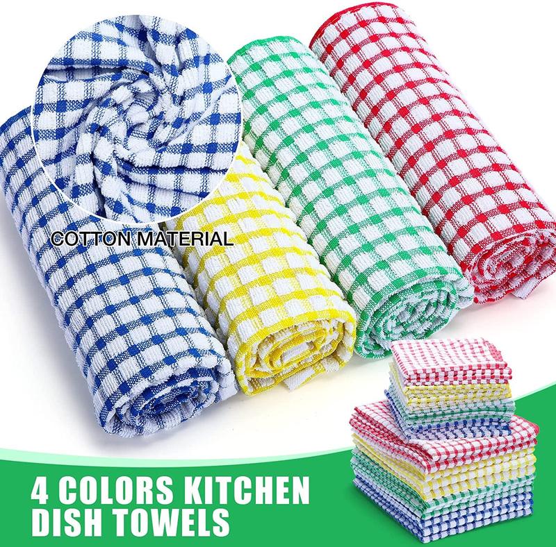 Multi Colors Kitchen Dish Towels Cotton