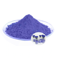 Poudre de Peptide de Cuivre Bleu AHK-CU Ghk-cu pour la Croissance des Cheveux
