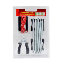 Extenseur de poitrine en acier de haute qualité avec poignée en PVC et PP Pull & Jump Rope Fitness Combo Set Exercise Hand Grips