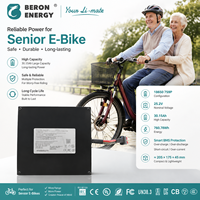 Paket Baterai Lithium Ion 25.2V 30.15Ah untuk Sepeda Listrik Kustom, Paket Sel 18650 dengan BMS Pintar, Daya Tahan Lama untuk E-Bike