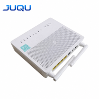 JUQU H1S-3 GPON ONU d'occasion fiable 1GE 3FE, micrologiciel anglais, SC UPC 12V, équipement fibre optique FTTH, modem ONT pour ISP