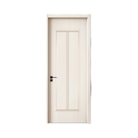 Surface finie de porte intérieure WPC de protection d'angle anti-collision de style moderne largement utilisée dans les chambres à coucher et les écoles
