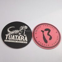 Sous-verre en papier rond absorbant et imperméable, écologique, avec logo personnalisé, épaisseur 3/5 mm, pour tasses à café et boissons à domicile