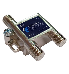 สายโคแอกเชียล TCC CATV บรอดแบนด์ 5-1000MHz ชุบนิกเกิล โลหะผสมสังกะสี 75 ระบบ ตัวแยกสัญญาณทีวีและข้อมูล - Product Image 5