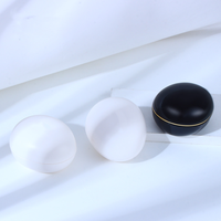 Pot de crème pour le visage, les mains et les yeux en PP de forme ovale au design unique, 80g, couleur personnalisée, soin de la peau, cosmétique