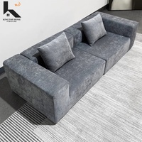 Modulares Ecksofa Komprimiertes Knochenloses Cloud-Sofa Gepolstertes Modernes Sofa Keine Montage Erforderlich für Wohnzimmer, Apartment