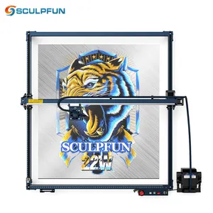 SCULPFUN S30 Ultra 22W 600x600mm Automatic Air Assist Replaceable Metal Engraver Wood Cutting Laser Engraving Machine