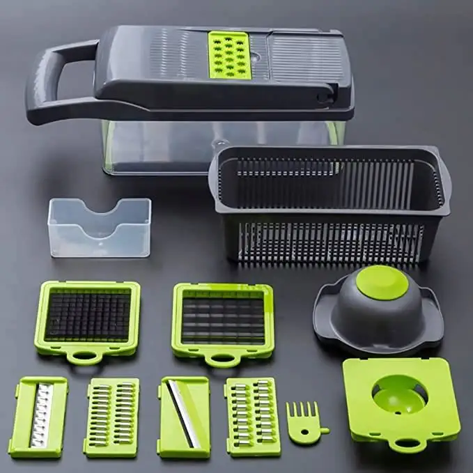 KOBES sıcak satış mutfak aksesuarları plastik manuel çekme Mini gıda parçalayıcı