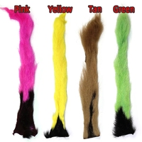 Serat Rambut Kiptails Calf Tail, Dry Flies Royal Wulff, Parachute Posts, Bahan Pembuatan Jig, Material untuk Mengikat Umpan Pancing