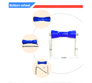 Roulette de <span class=keywords><strong>remorque</strong></span> GO TRAILER 122 mm – Pièce de rechange pour remorques de yacht – Nouveauté en gros du fabricant du Shandong - Product Image 5
