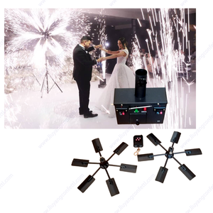 Télécommande DJ pour mariage, <span class=keywords><strong>moulin</strong></span> à vent électrique à double roue, allumeur à étincelles froides pour spectacle pyrotechnique de scène et de mariage - Product Image 6