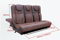 Canapé-lit personnalisable HEYRV pour caravane et camping-car, canapé deux places, canapé trois places, réglable pour lit