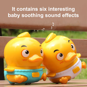 हॉट सेलिंग ywu उत्पाद बच्चों इलेक्ट्रिक शैक्षिक प्यारा स्विंग बतख बम्प और लाइट और संगीत इंटरैक्टिव खिलौनों के साथ जाओ - Product Image 3