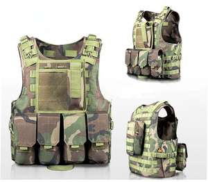 سترة تكتيكية متعددة الوظائف، بدلة تمويه من النايلون وسترة برمائية سريعة الفك ومقاومة للثقب - Product Image 5