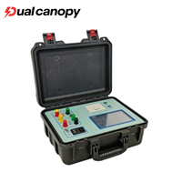 Testeur de rapport de transfert de transformateur numérique automatique portable triphasé alimenté par batterie au lithium intégrée