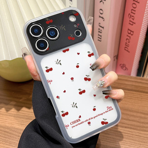 Funda Protectora para iPhone 17 Pro Max, Diseño de Cereza, Dos en Uno, Suave, Protección Completa Anticaídas - Product Image 1
