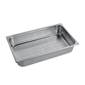 ถาดอาหารสแตนเลสเจาะรู GN 1/1 53 × 32.5 × 10 ซม., 1419 กรัม อิน็อกซ์ อิน็อกซ์ มาเซล - Product Image 1
