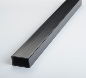 <span class=keywords><strong>Profilé</strong></span> carré en <span class=keywords><strong>PVC</strong></span> <span class=keywords><strong>noir</strong></span> extrudé, tube carré en plastique personnalisé avec rainure pour usage industriel et extérieur, durable - Product Image 3