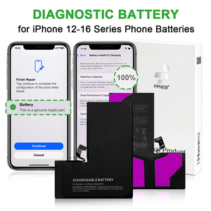 แบตเตอรี่ขายส่งสำหรับ Apple 12 13 <span class=keywords><strong>4</strong></span> 15 16 Pro Max สุขภาพแบตเตอรี่ 100% ไม่มีหน้าต่างแจ้งเตือน  ผ่านการตรวจสอบการทำงาน แบตเตอรี่ความจุสูงสำหรับ <span class=keywords><strong>iPhone</strong></span> - Product Image 3