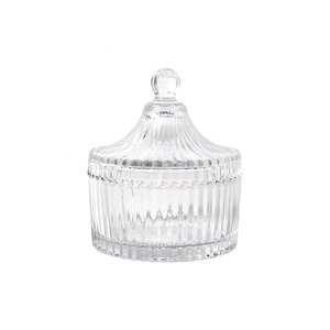Tarro de cristal al por mayor para azúcar y sal, dispensador de condimentos para cocina, contenedor de almacenamiento, joyero, decoración para el hogar y escritorio, regalo - Product Image 1