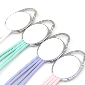 Nouveau design 2026 – Câble de chargement <span class=keywords><strong>USB</strong></span> 3-en-1 avec logo personnalisé, porte-clés, cadeau promotionnel d'entreprise, chargeur universel multi-ports en silicone 2A - Product Image 3