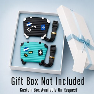 Etichetta per Bagagli OEM Personalizzata con Logo, Adesivo per Valigia da Viaggio, Ciondolo Portachiavi a Forma di Cartone Animato, Regalo all'Ingrosso - Product Image 5