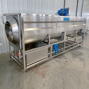 KLS Machine de nettoyage multifonctionnelle pour fruits et légumes-Nouveau modèle rotatif en spirale à <span class=keywords><strong>tambour</strong></span> Lavage efficace des carottes et des racines de pommes de terre - Product Image 5