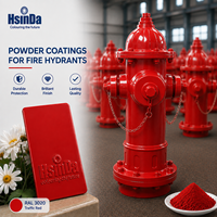 Revêtement en poudre époxy-polyester OEM résistant à la corrosion de 1000 heures en spray salin pour armoires anti-incendie et hydrants – Excellente résistance à la corrosion