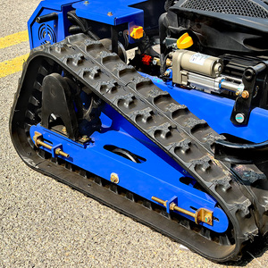 Hot bán theo dõi <span class=keywords><strong>Robot</strong></span> Máy cắt cỏ tự hành vườn Zero xoay điều khiển từ xa máy cắt cỏ với cao su bài hát - Product Image 5