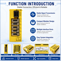 Unidad de Entrada FANUC A02B-0323-C205 SDU2 N7108 200411 Nueva, 64 E/S RS485, Control Industrial para PLC, PAC y Controladores Dedicados
