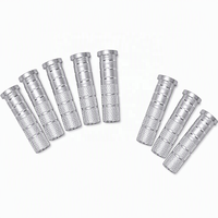Connecteur d'arc en plastique à plumes pour flèches en bambou, sur mesure en usine, 4,2 mm, 5,2 mm, 6,2 mm, avec moletage antidérapant pour embouts de flèches de tir