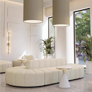 Sofá Moderno de Doble Cara para Comedor, Restaurante, Hotel, Salón de Belleza, Forma Especial, Venta al Por Mayor - Product Image 3