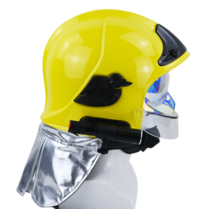 Casco Antincendio ANBEN Stile Europeo F1 GALLET con Visiera Dorata EN443 Elmetto Protettivo per Soccorso d'Emergenza - Product Image 4