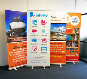 Digisi drp01 nhà máy giá khung nhôm Roll-up biểu ngữ đứng 80x200cm Trọng lượng nhẹ Kinh Tế Roll-up hiển thị cho chương trình khuyến mãi - Product Image 5