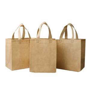 Sac de courses non tissé écologique grande taille en gros, personnalisable avec logo ou uni, acceptant l'impression de logo - Product Image 1