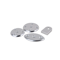 Piezas Metálicas de Acero Inoxidable/Aleación de Aluminio Mecanizadas por CNC con Anodizado Brillante Personalizado para Industrias de la Construcción