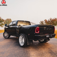 Ruedas de Aleación Forjadas Personalizadas en Oferta para Camionetas Ford RAM 8x180 8x200 8x165.1 8*5.5 8.6.5 22 24 26 28 30 Pulgadas con Borde Pulido